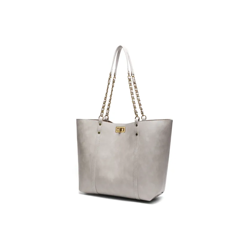 BELLE Artificial Leather Totes Handbag Shoulder Bag Large Size Women's Multicolor-1