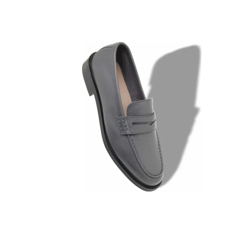 MANOLO BLAHNIK Penny Loafers Men's Dark Gray-3