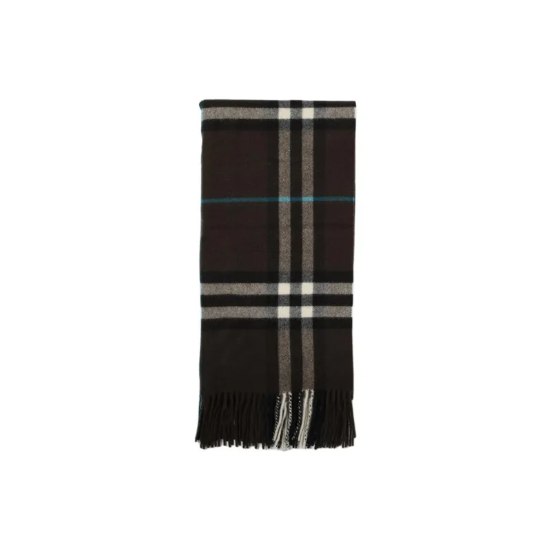 Burberry Modal Knit Scarves Men's Black-0