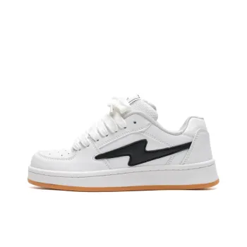 CHERRY&KALIKA Low Top Skateboard Shoes Unisex White
