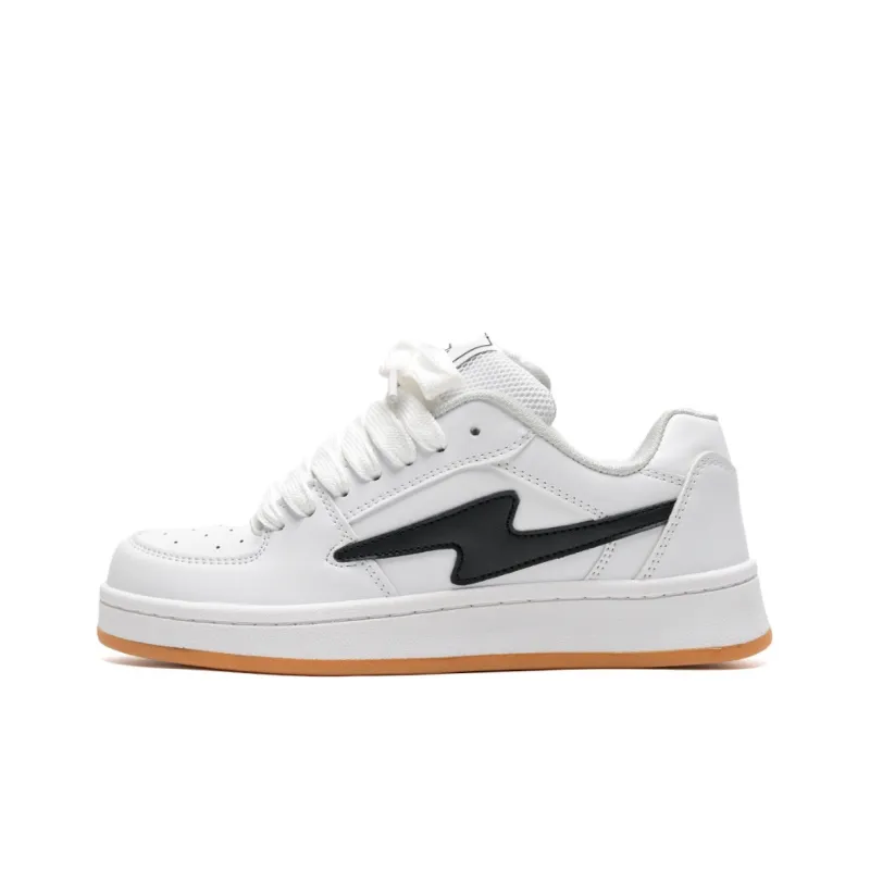 CHERRY&KALIKA Low Top Skateboard Shoes Unisex White-0