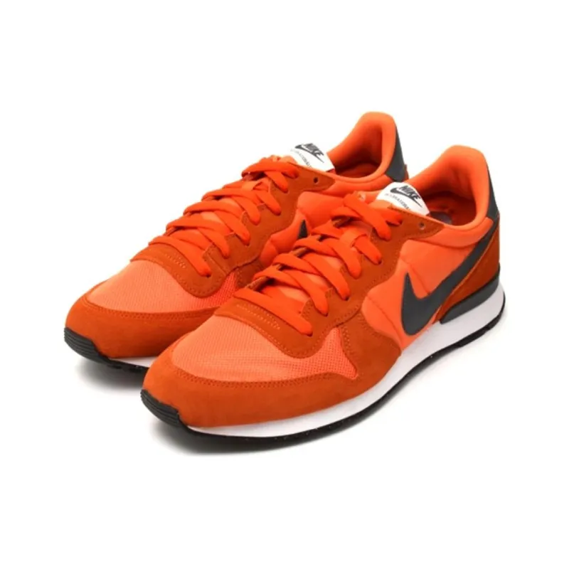 Nike Internationalist Anti Slip Wear Resistant Low Top Casual Running Shoes Unisex Orange-1
