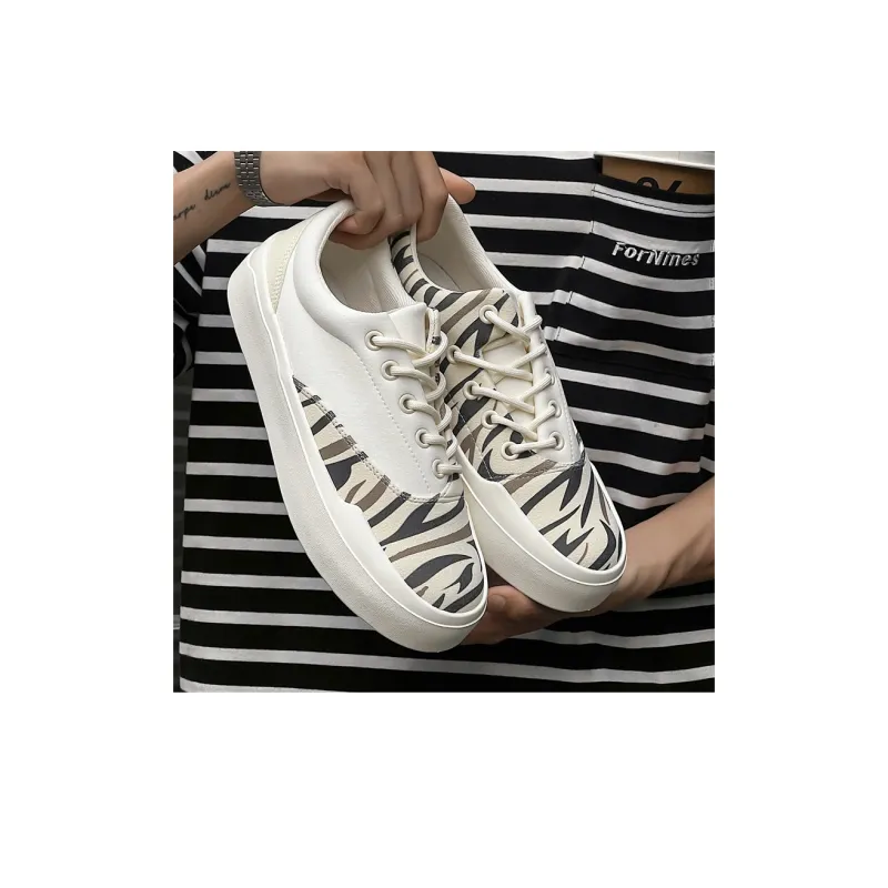 OUGLEMEN Slip Resistant Low Top Canvas Shoes Unisex-10
