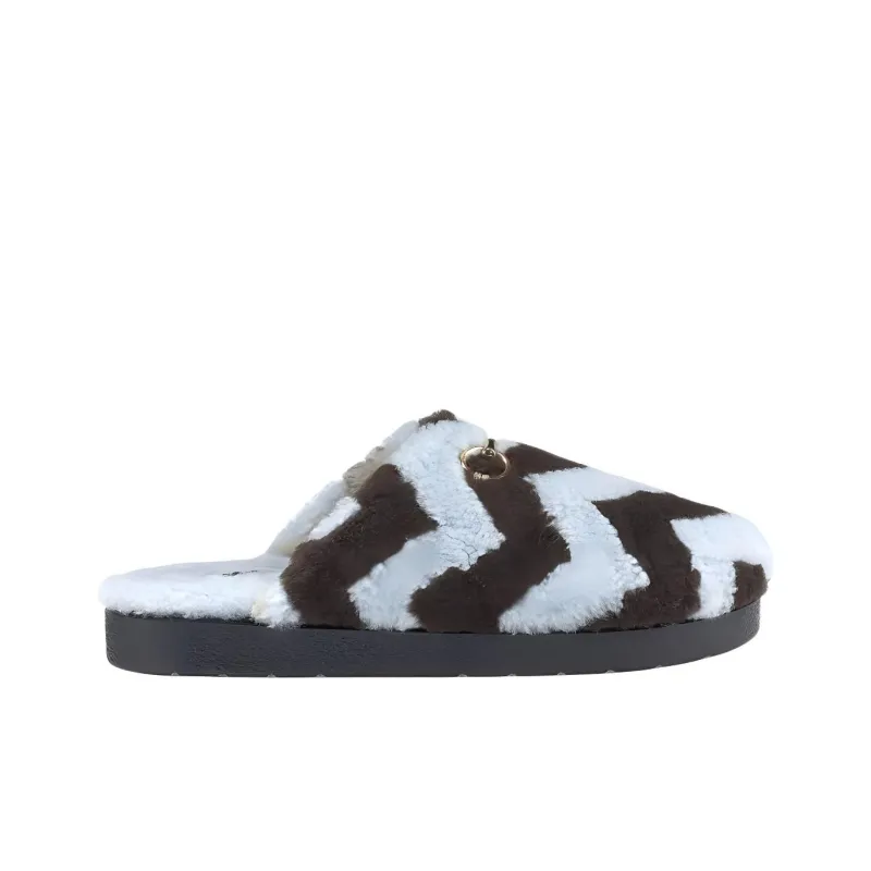 Inuikii Wrap-toe Slippers Women's Blue Black-1