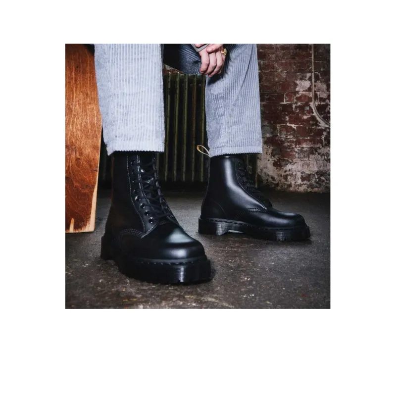 Dr. Martens Vegan 1460 Bex Mono Boots Black Felix Rub Off-6