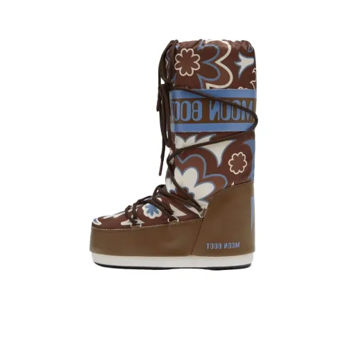 Moon Boot Icon Floral-print Boots