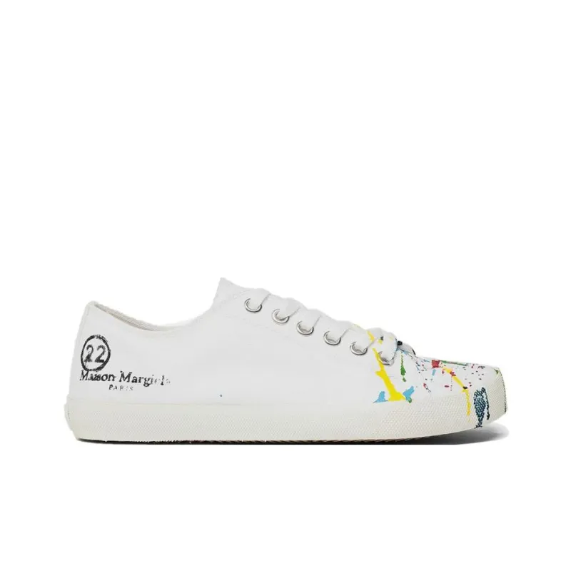 Maison Margiela Tabi Paint-splatter Sneakers-1