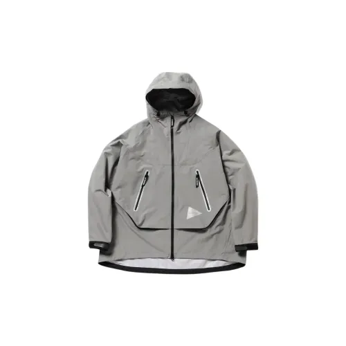 And Wander Jackets Unisex Gray