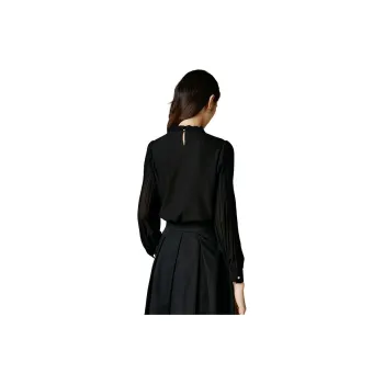 Late White Shirts Women's Black