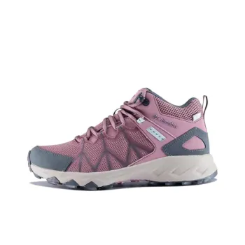 Columbia Peakfreak 2 Anti Slip Wear Resistant Mid Top Hiking Shoes Women's Pink