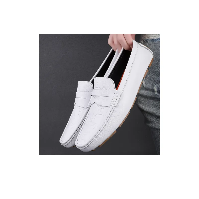 CKVUSAMG Beanie Shoes Men's White-4