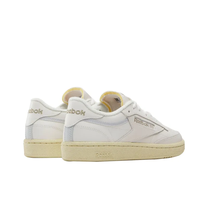 Reebok CLUB C 85 Slip Resistant, Abrasion Resistant, Lightweight Low Top Skateboard Shoes Women's White-2
