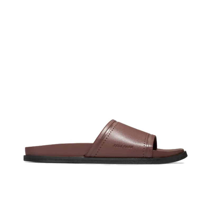 COLE HAAN Slip-Resistant Abrasion-Resistant Slide Slippers Men's Brown-1