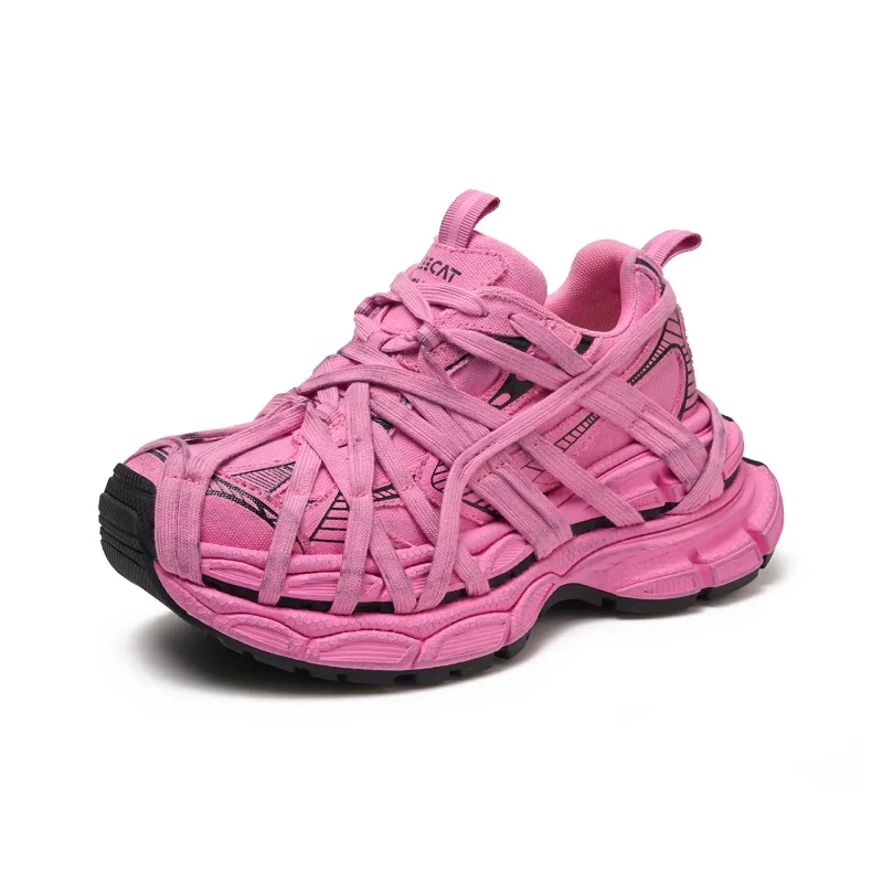LEECAT STUDIO Anti-Slip And Wear-Resistant Lightweight Height Increasing Low-Top Chunky Sneakers Women's-9