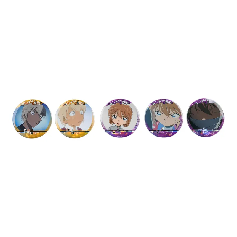 March·Monster Detective Conan Characters Conan Memories Collection, Scene Inspired Badge Badges-1