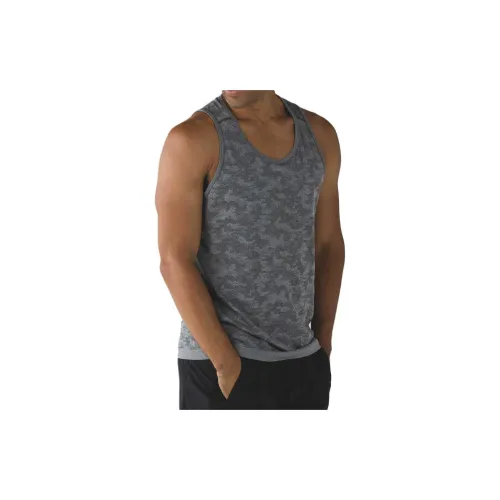 Lululemon Tank Tops Men Black Gray