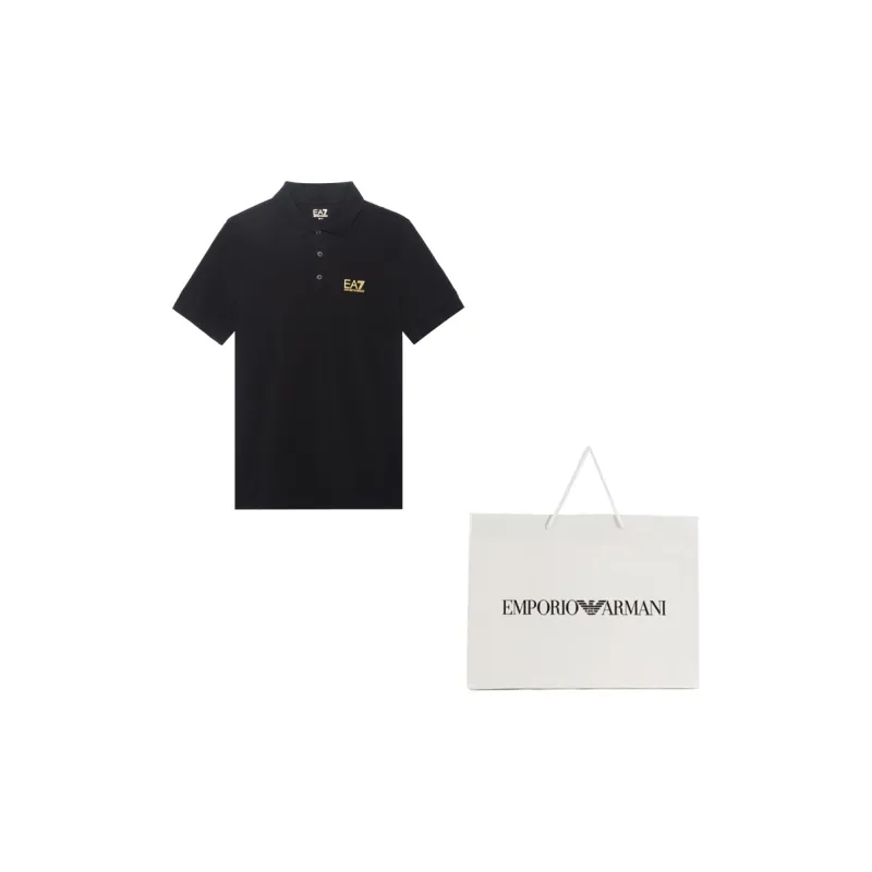 EMPORIO ARMANI Logo Printed Polo Shirt-2