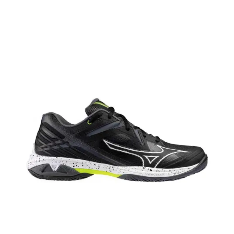 Mizuno Wave Claw 3 Super Wide 'Black White Lime'-1