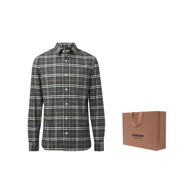 Burberry Shirt Men's Multicolor-1