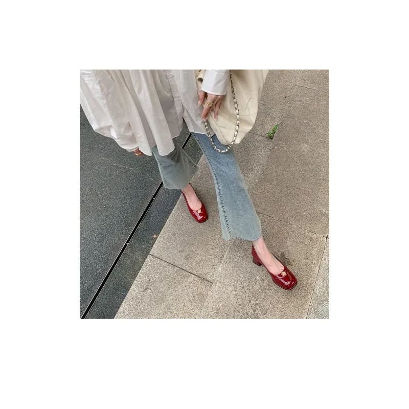 Naiyee Chunky Heel High Heels 4.5cm Women's-18