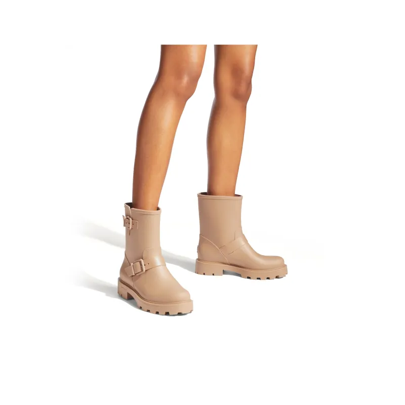 Jimmy Choo Yael Flat Biodegradable Rubber Rain Boots-4