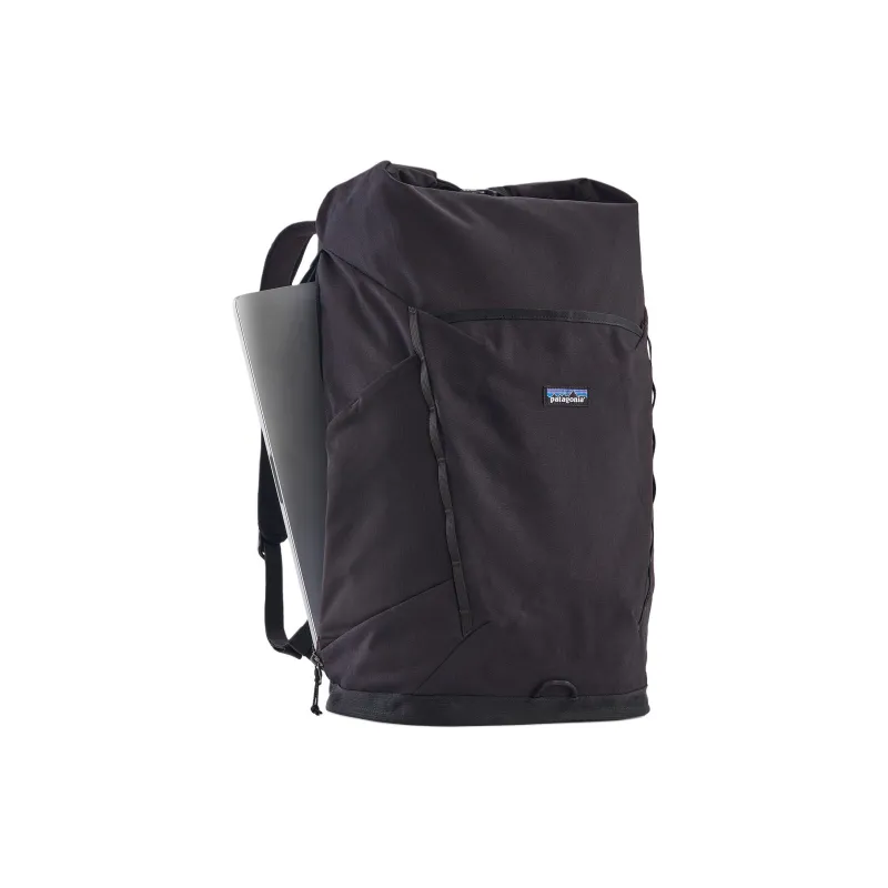 Patagonia 32L Outdoor Mountaineering Bag Backpack Organic Cotton Canvas Black Unisex-2
