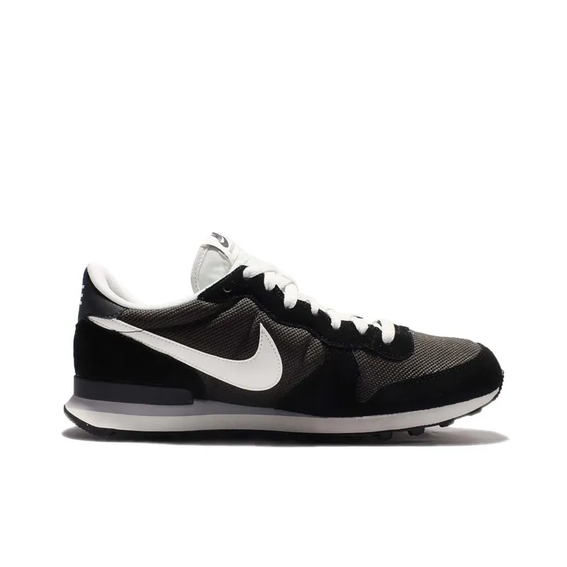 Nike Internationalist Anti-Slip Wear-Resistant Low-Top Casual Running Shoes Men's Black White-1