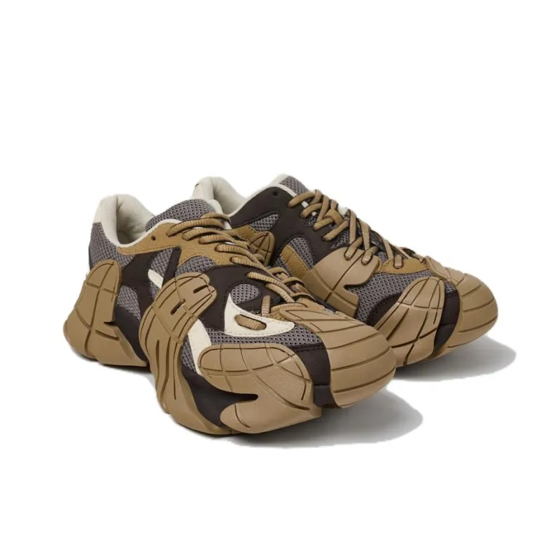 CAMPERLAB Low Top Casual Shoes Unisex Brown Gray-2