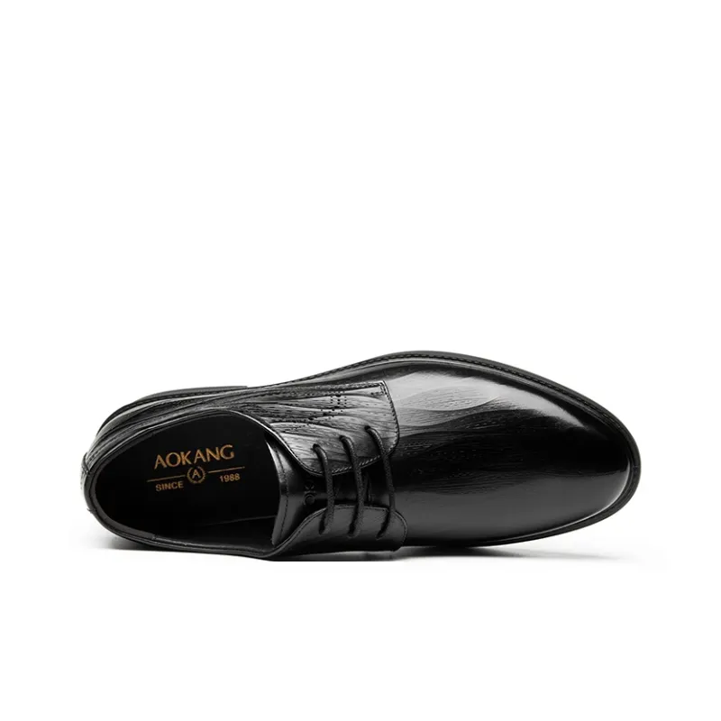 AOKANG Dress Shoes Men Low Top None-6