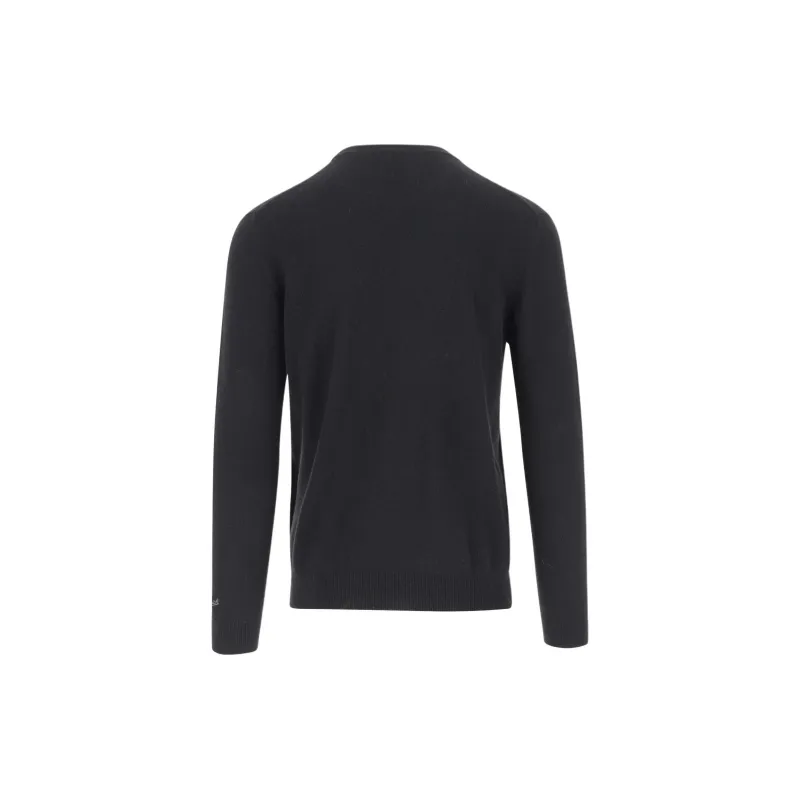 WOOLRICH Logo Embroidered Crewneck Jumper-1