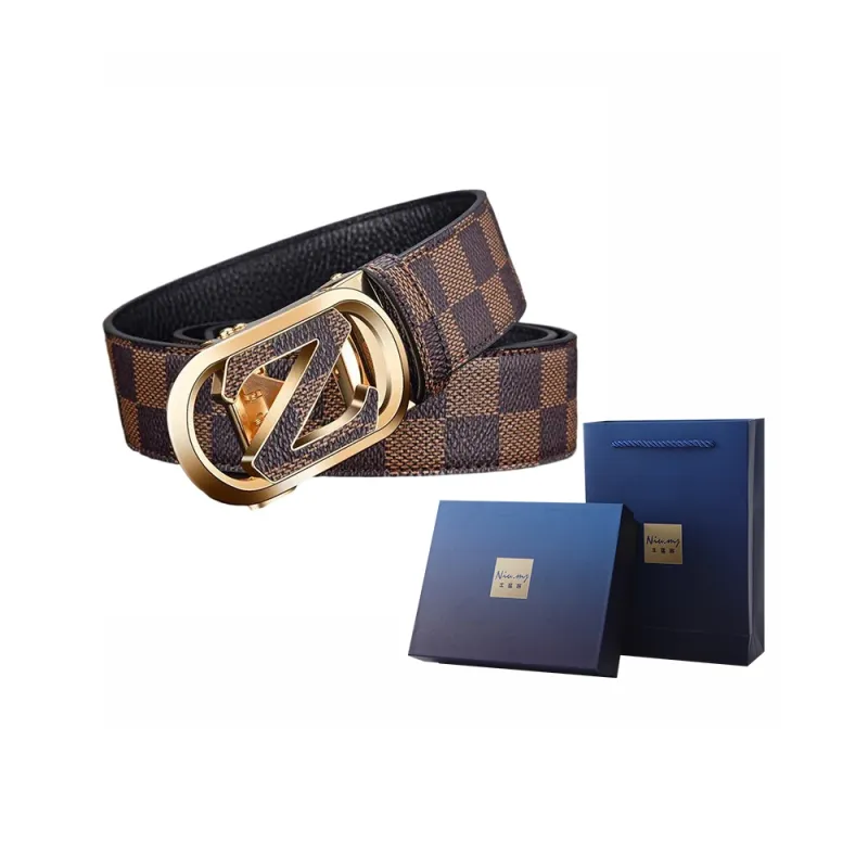 NIUMJ Belt Automatic Buckle Men's Style 3.5CM-1