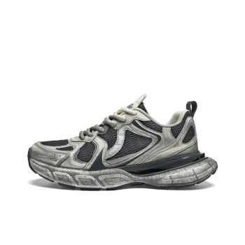 TCELLARS Cushioned Wear-Resistant Breathable Lightweight Height Increasing Low-Top Chunky Sneakers Unisex