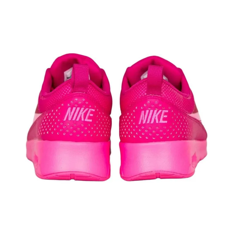 Nike Air Max Thea Anti-Slip Wear-Resistant Low-Top Casual Shoes Women's Red Pink-3