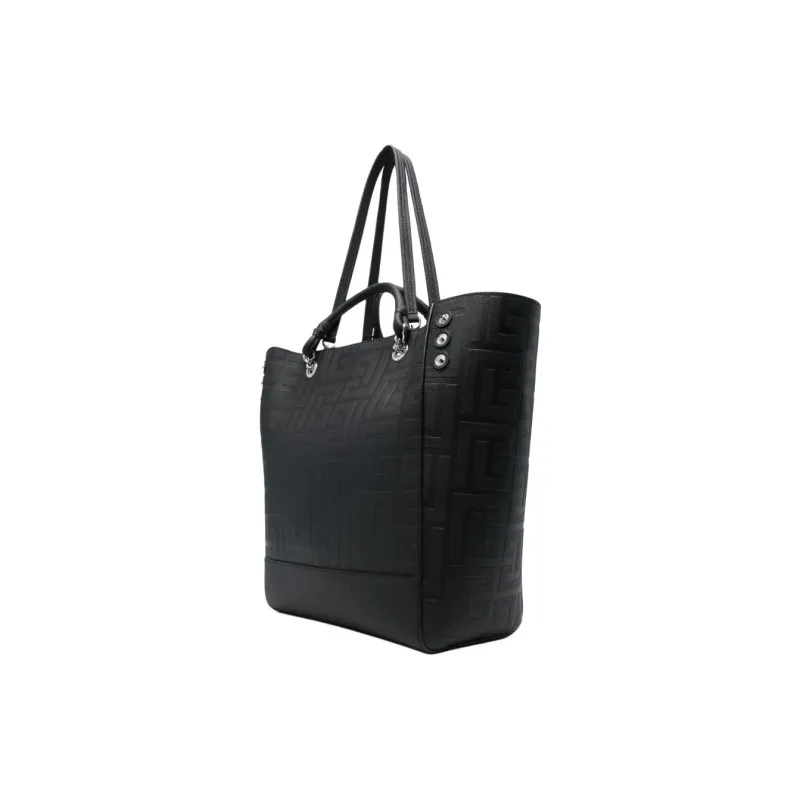 BALMAIN Pb Labyrinth Monogram Tote Bag-1