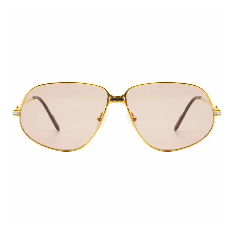 Cartier Vintage Panthère Pilot Frame Sunglasses-1