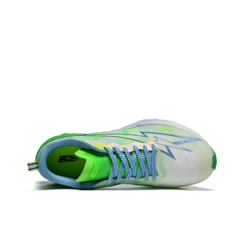 QIFEI Running Shoes Unisex Low Top Green/Aqua-3