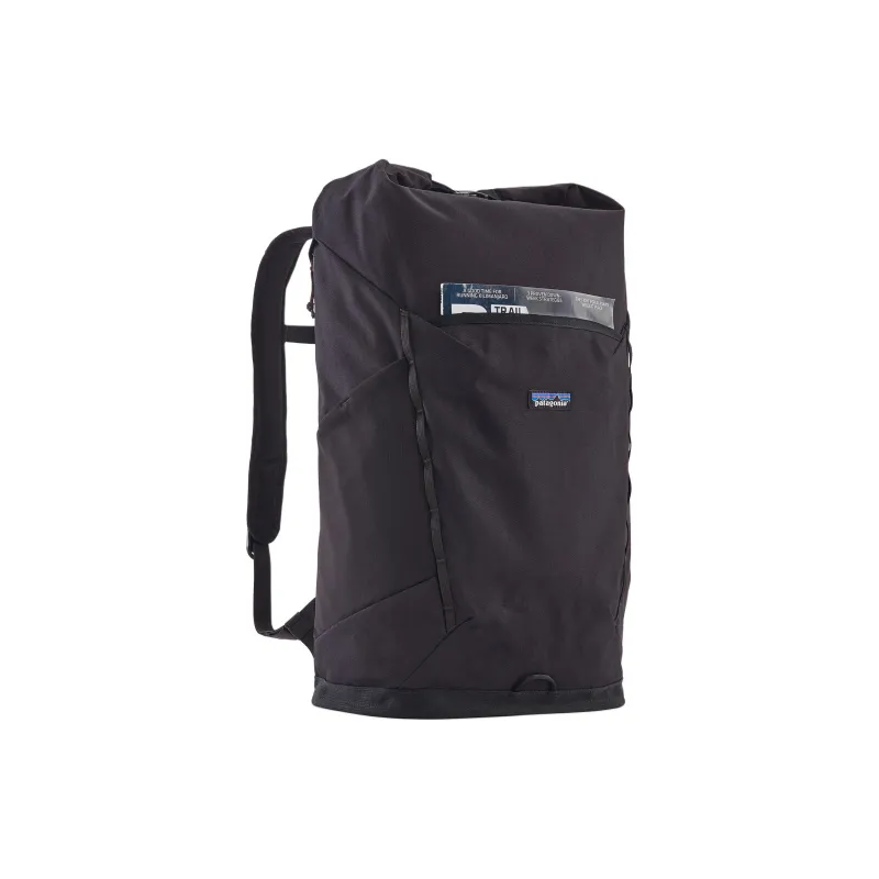 Patagonia 32L Outdoor Mountaineering Bag Backpack Organic Cotton Canvas Black Unisex-1