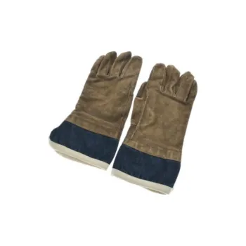 Maison Margiela Cow Leather Gloves Men's Brown