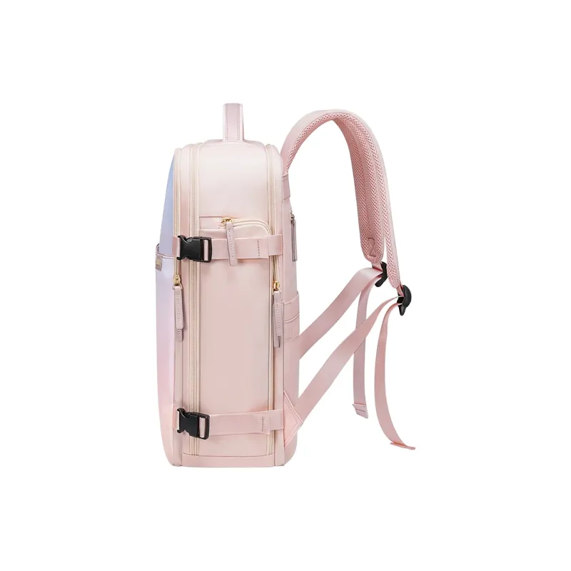 GOLF Fabric Backpack Regular Women's Blue Pink-2