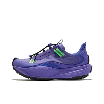 Erke Mountain Realm Cushioning Breathable Low Top Casual Shoes Men's Signal Purple Electric Blue Purple