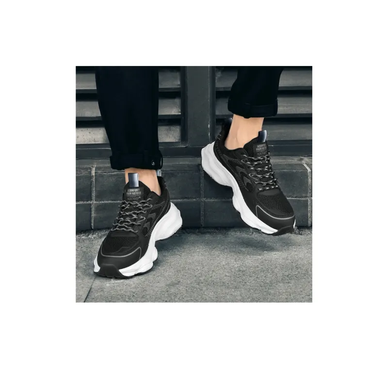 AOKANG Height Increasing Wear-Resistant Breathable Slip-Resistant Low-Top Chunky Sneakers Men's-29