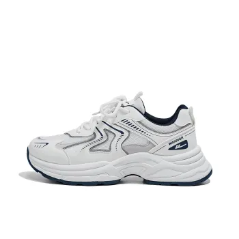 Warrior Low Top Chunky Sneakers Men's White Blue