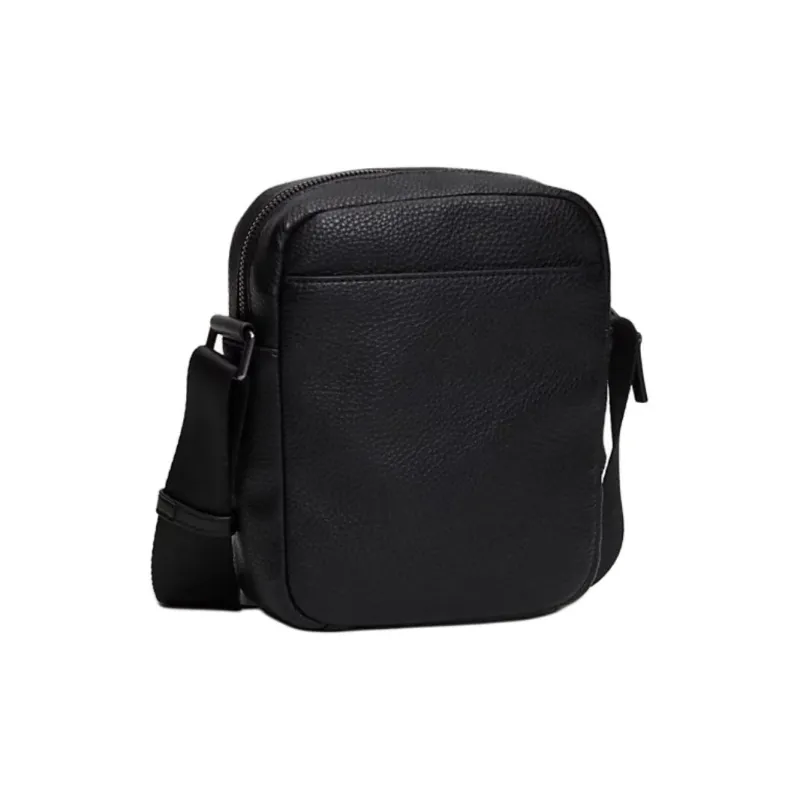 Tommy Hilfiger PU Shoulder Bag, Crossbody Bag Men's Black-1