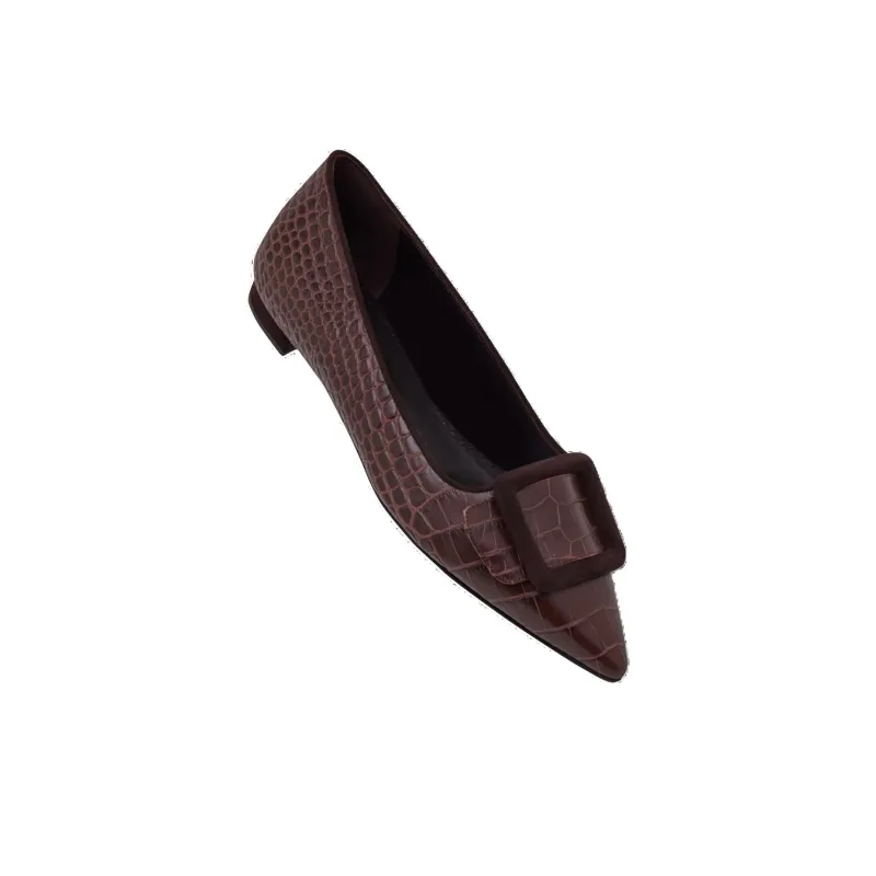 MANOLO BLAHNIK Maysalepump Casual Single Shoes Women's Brown-3