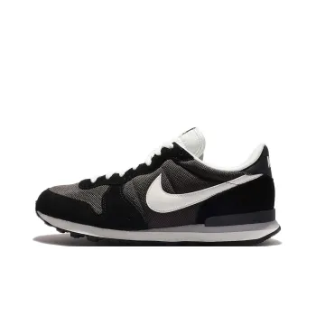 Nike Internationalist Anti-Slip Wear-Resistant Low-Top Casual Running Shoes Men's Black White
