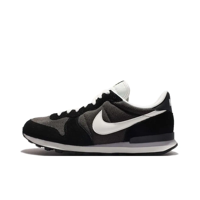 Nike Internationalist Anti-Slip Wear-Resistant Low-Top Casual Running Shoes Men's Black White-0
