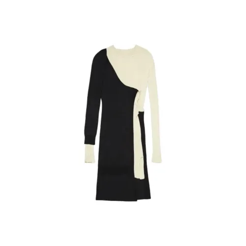 Bottega Veneta Long-Sleeved Dresses Women's Black