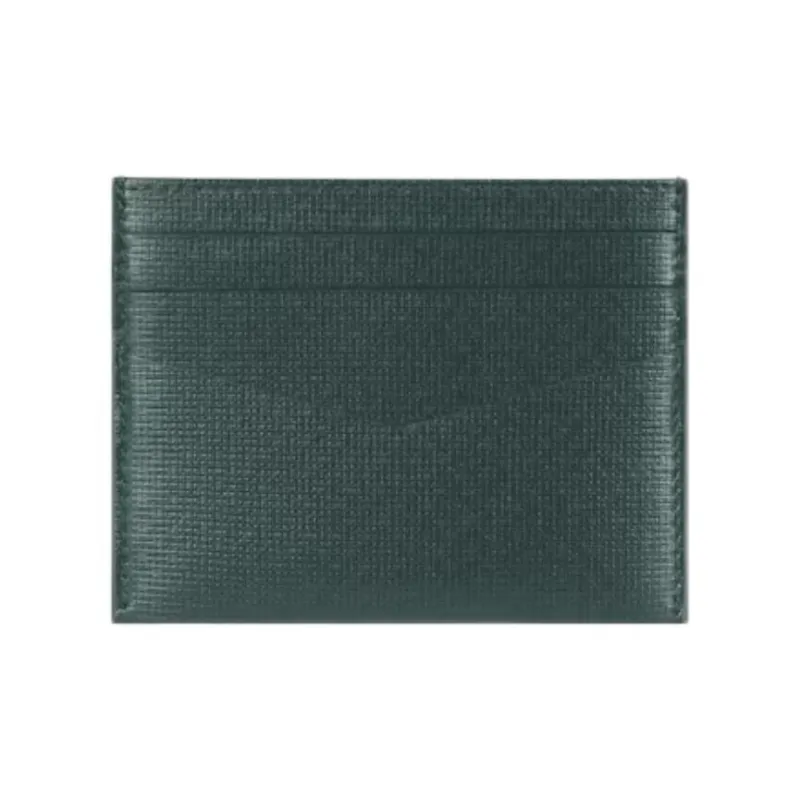 Givenchy Calfskin Card Holder Women's Dark Green-1