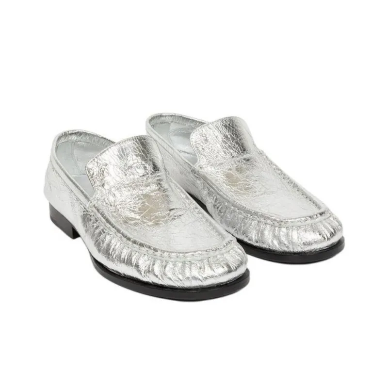 DRIES VAN NOTEN Loafers Women's Silver-2