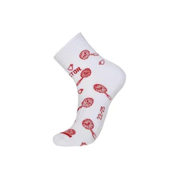 VICTOR Ankle Socks Women's 1 Pack Red